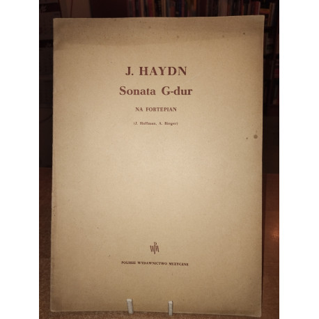 Joseph  Haydn: Sonata g-moll na forte[ian
