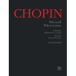 Fryderyk Chopin Walc a-moll (odnaleziony w 2024 roku) nuty na fortepian