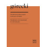 Henryk Mikołaj Górecki Sonatina w jednej części op. 8 na skrzypce i fortepian