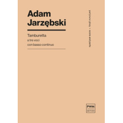 Adam Jarzębski Tamburetta a tre voci con basso continuo