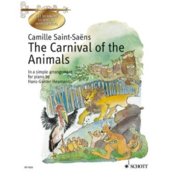 Camille Saint-Saens Karnawał zwierząt w łatwym opracowaniu na fortepian