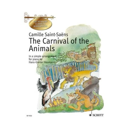 Camille Saint-Saens Karnawał zwierząt w łatwym opracowaniu na fortepian