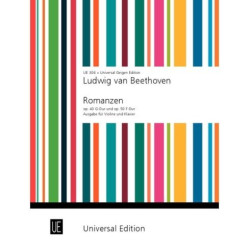 Ludwig van Beethoven 2 romanse op. 40 i op. 50 na skrzypce i fortepian