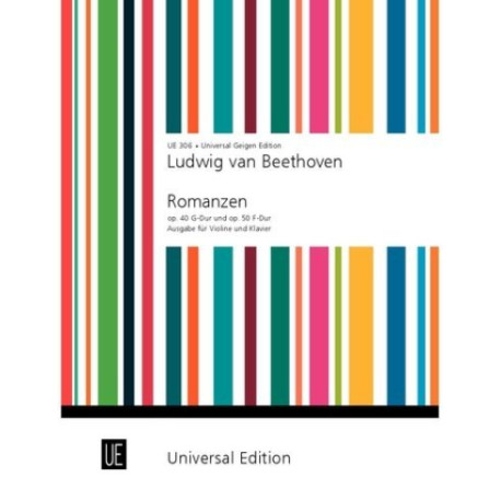 Ludwig van Beethoven 2 romanse op. 40 i op. 50 na skrzypce i fortepian
