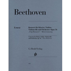 Ludwig van Beethoven Koncert potrójny C-dur op. 56 na fortepian, skrzypce, wiolonczelę i orkiestrę wyciąg fort