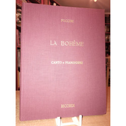 Giacomo Puccini: La Boheme  Canto  e Piaoforte