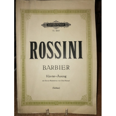 Gioachno Rossini: Der Barbier Von Sevilla