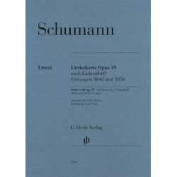 Schumann Robert, R: Liederkreis op. 39 na głos niski