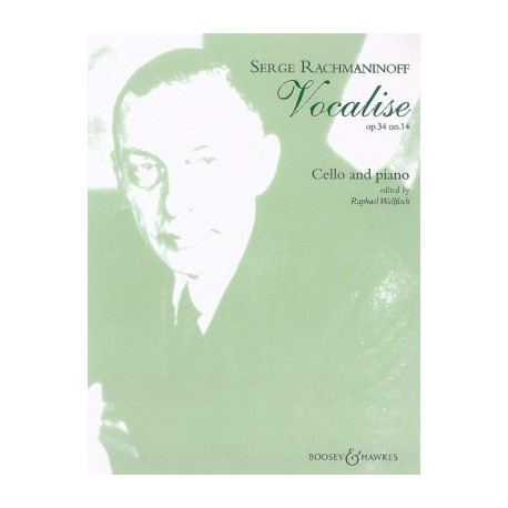 Vocalise. Cello and Piano. S. Rachmaninov